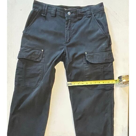 Duluth Trading Co. Flex Fire Hose Cargo Work Pants Black 34x34 Utility Gorpcore - Picture 6 of 14